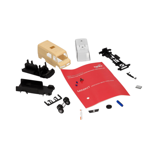 Herpa 013949 , MiniKit Mercedes-Benz Vario RTW , Kremowy , Skala 1:87